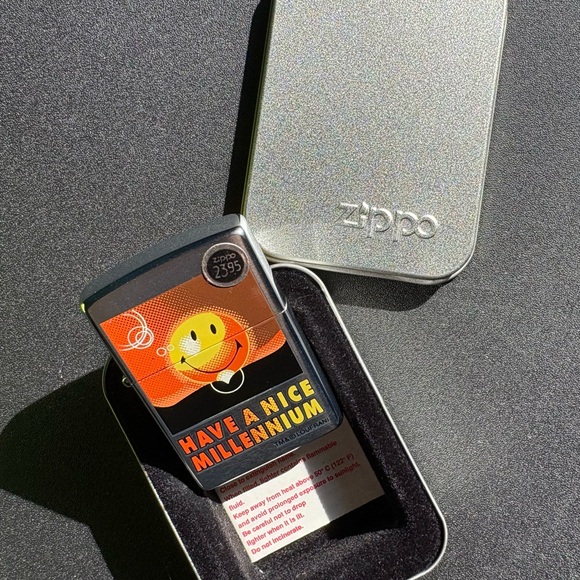 Zippo Millennium Lighter with Case rarrrreeee!!!! Must have factory sealed.